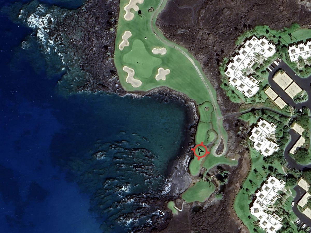 golf-map-Mauna Lani-South Course Hole 15