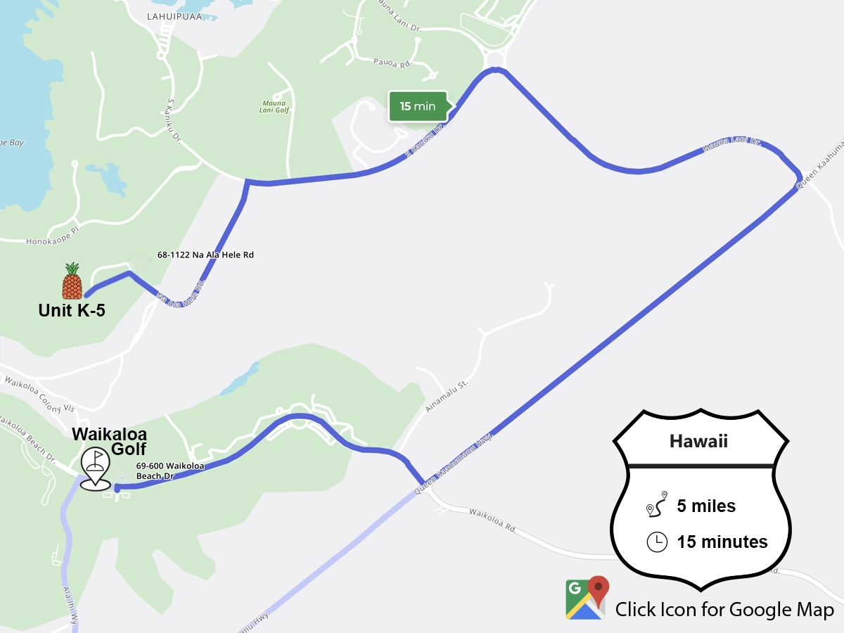 golf-map-Waikaloa Golf Course